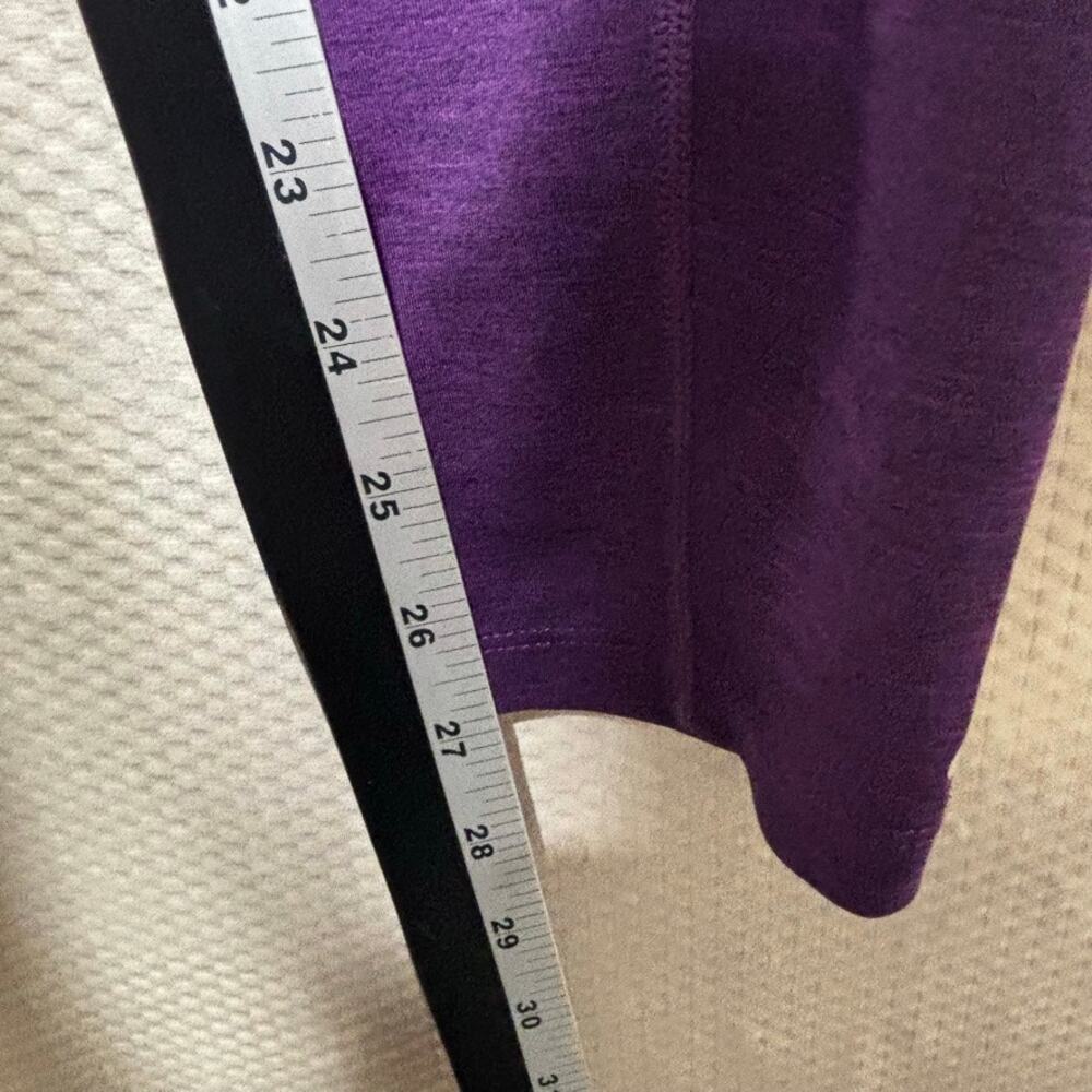 ASICS Women's Purple High Waist Leggings Medium Athletic Running Workout Tights - Picture 7 of 8